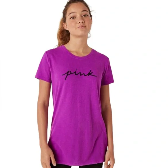 PINK Perfect short sleeve T-shirt size large - Picture 1 of 6